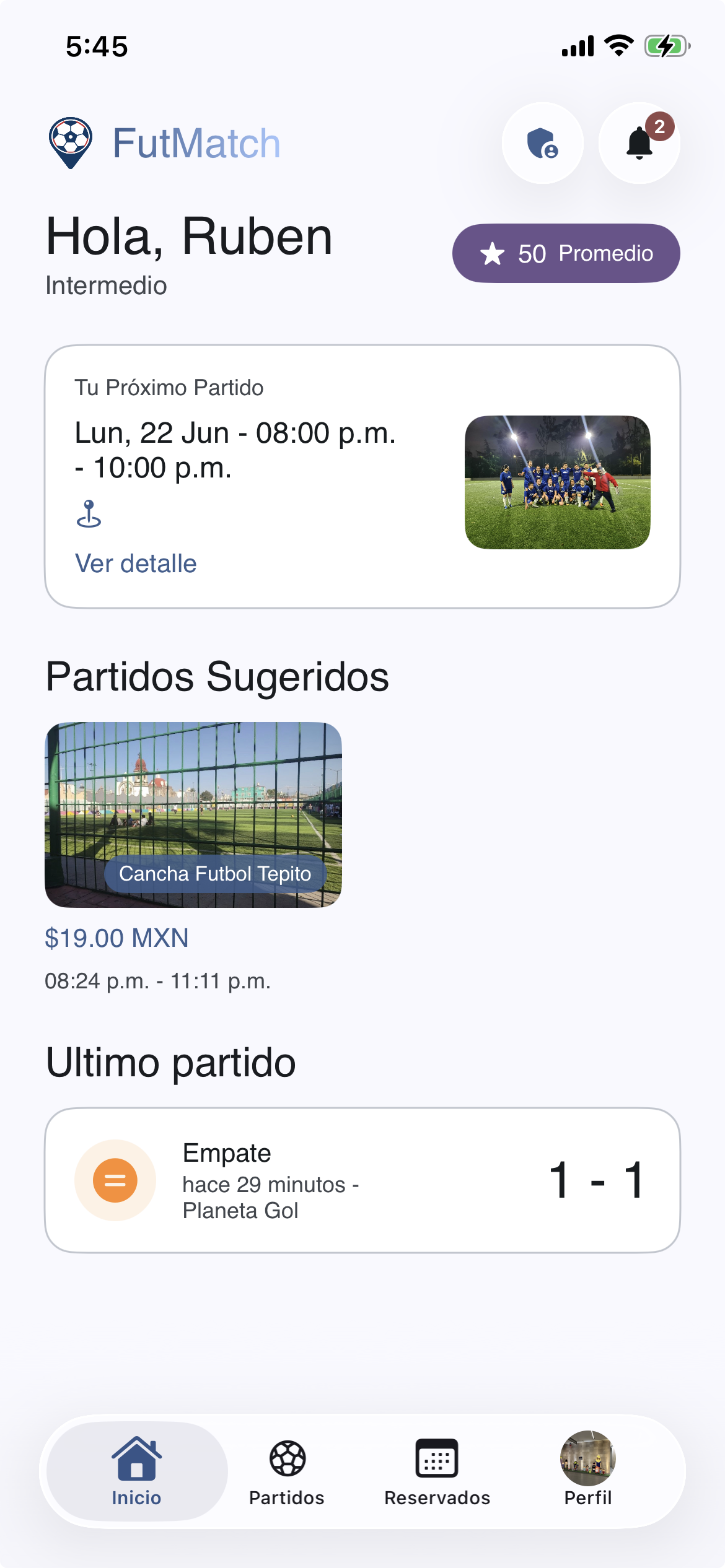 FutMatch app